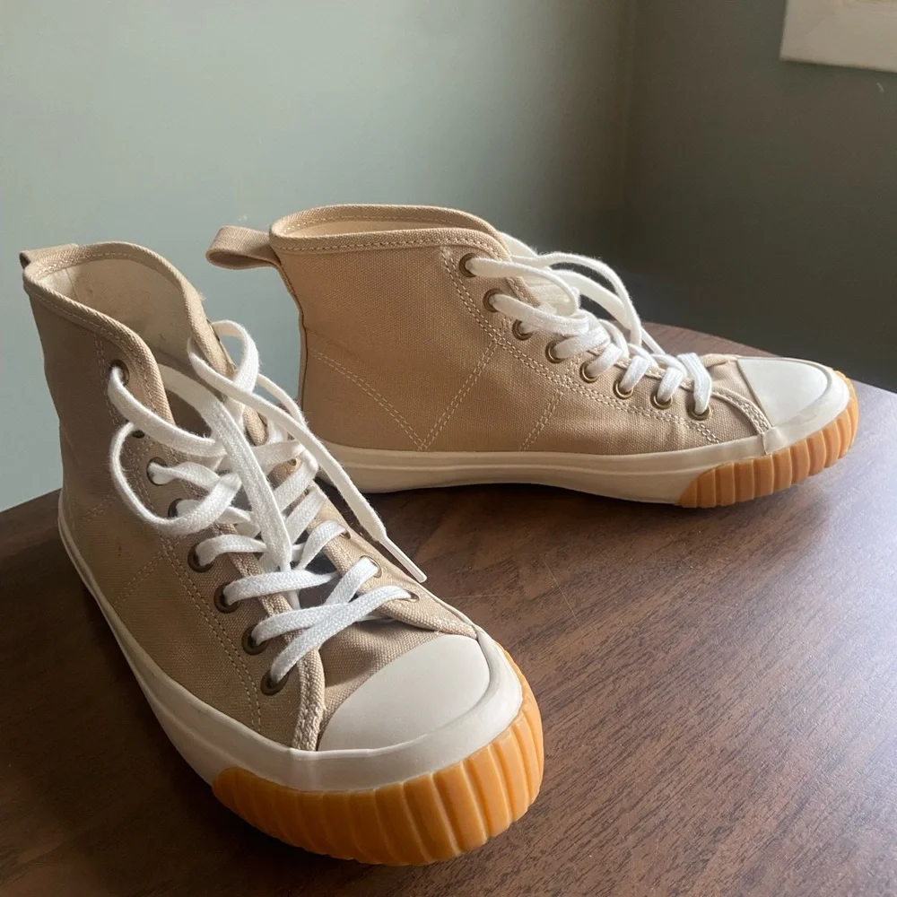 J Crew Canvas High-Top Sneakers - Picture 5 of 9